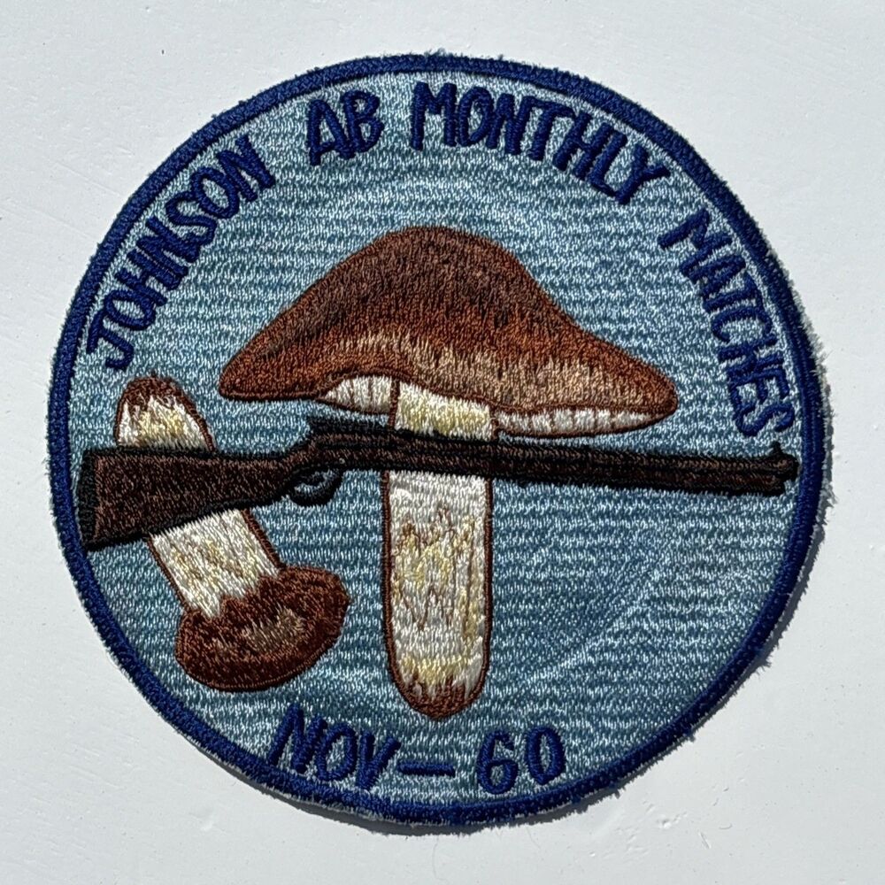 RARE Patch Johnson Air Base Japan November 1960 Monthly Rifle Matches Air Force